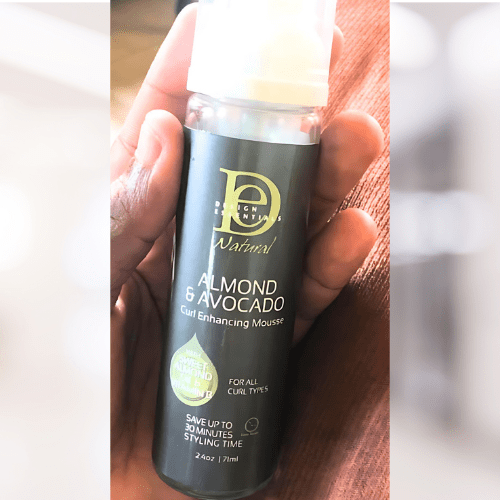 Bottle of Almond & Avocado Curl Enhancing Mousse