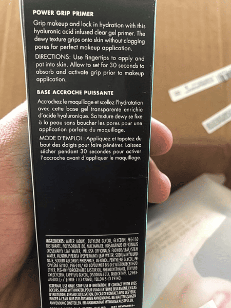Ingredients Behind the Primer