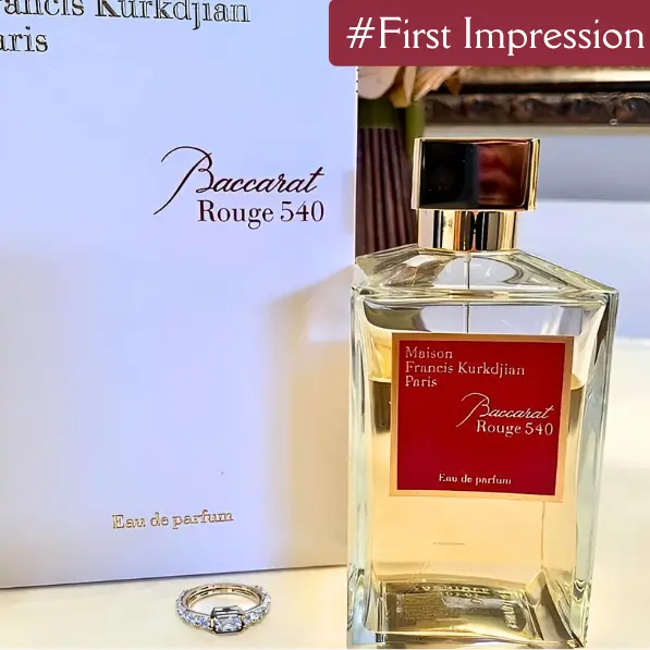 first impression of Baccarat Rouge 540